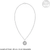 Oxidised Silver Star Pendant With Box Chain For Him