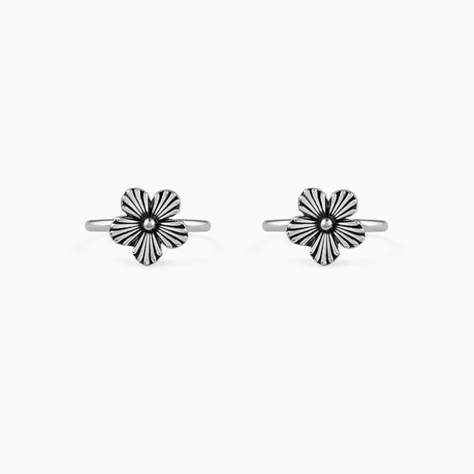 Oxidised Silver Yatika Toe Rings