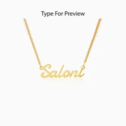 Personalised Golden Regalia Pendant