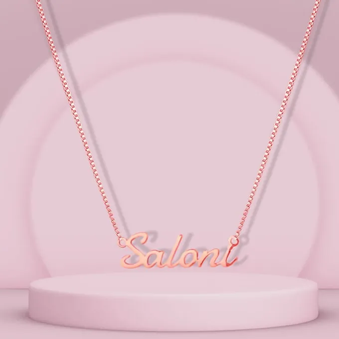 Personalised Rose Gold Regalia Pendant
