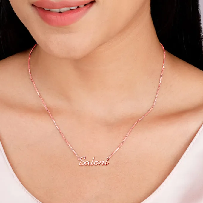 Personalised Rose Gold Regalia Pendant