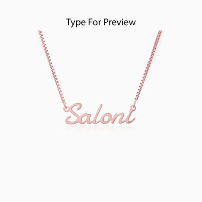 Personalised Rose Gold Regalia Pendant