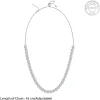 Rhodium Luminous Necklace