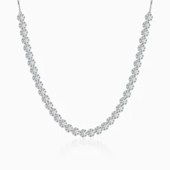 Rhodium Luminous Necklace