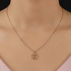 Rose Gold Personalised The Letter Initial Necklace