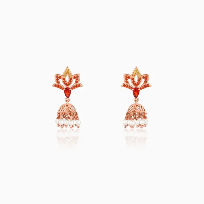 Rose Gold Adishakti Jhumka