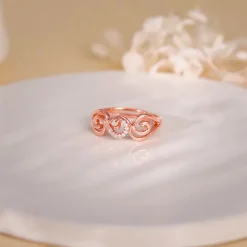 Rose Gold Admiring Peacock Ring