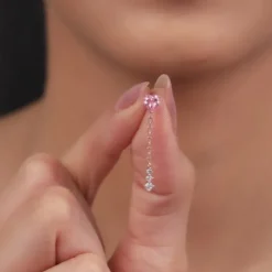 Rose Gold Adore You Dangler Earrings