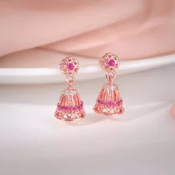 Rose Gold Ahilya Jhumki