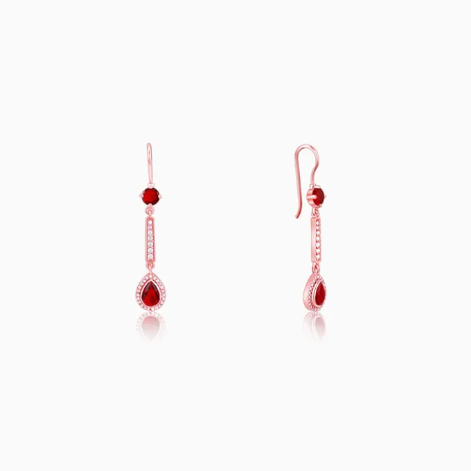Rose Gold Always Love Earrings