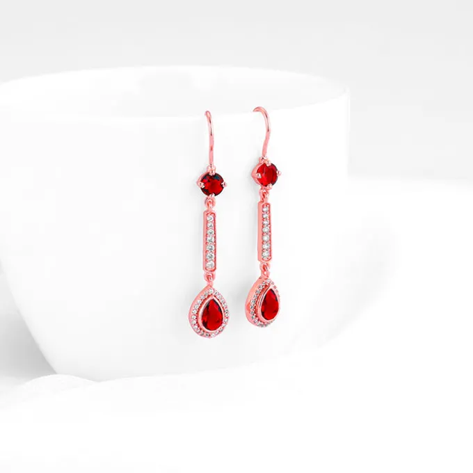 Rose Gold Always Love Earrings