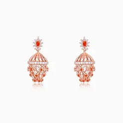 Rose Gold Amaterasu Earrings