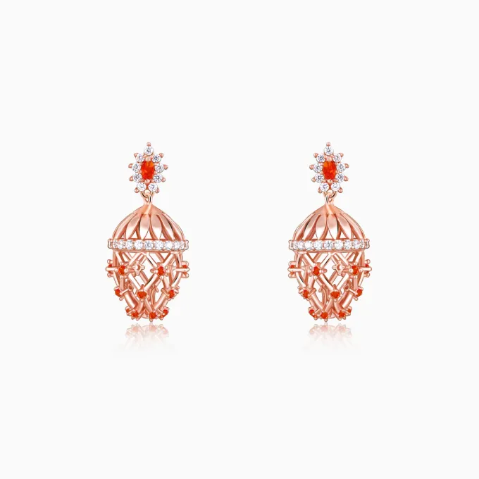 Rose Gold Amaterasu Earrings