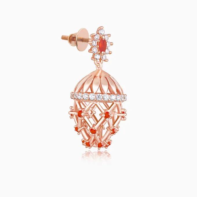 Rose Gold Amaterasu Earrings