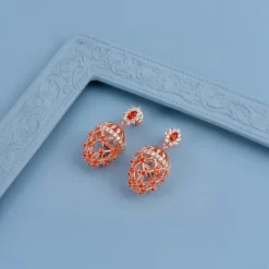 Rose Gold Amaterasu Earrings