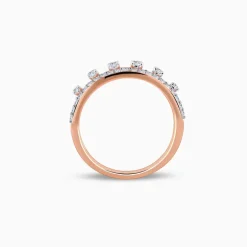Rose Gold Amicable Diamond Ring