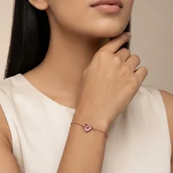 Rose Gold Amora Drop Bracelet