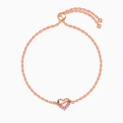 Rose Gold Amora Drop Bracelet
