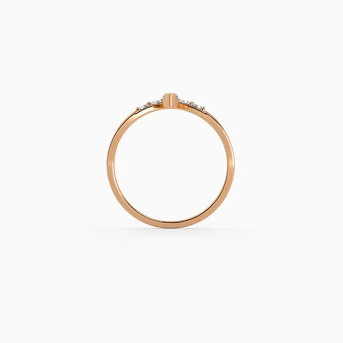 Rose Gold Aphrodite Shine Ring (Size 12)