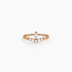 Rose Gold Aphrodite Shine Ring (Size 12)