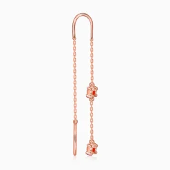 Rose Gold Arinniti Sui Dhaga Earrings
