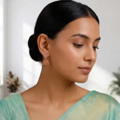 Rose Gold Ataecina Jhumki