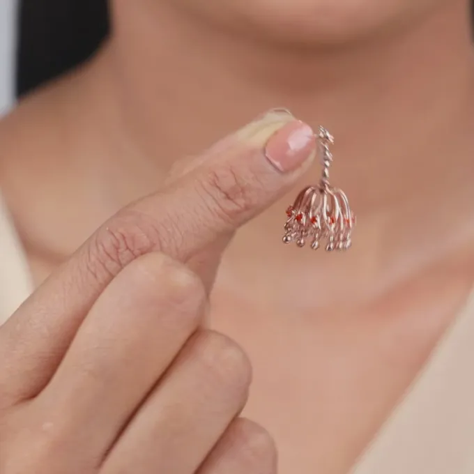 Rose Gold Ataecina Jhumki
