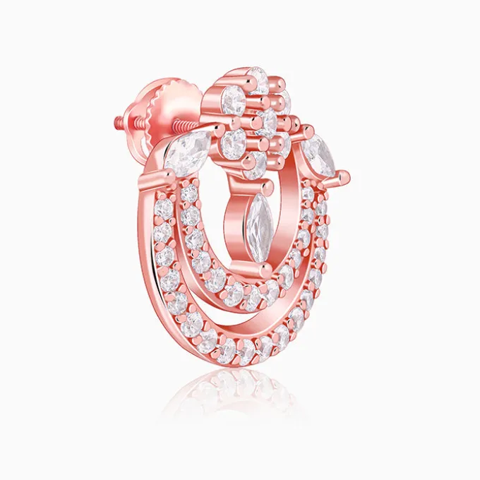 Rose Gold Audrey Earrings