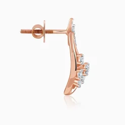 Rose Gold Aurelia Blossom Lab Grown Diamond Earrings