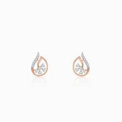 Rose Gold Aurelia Blossom Lab Grown Diamond Earrings