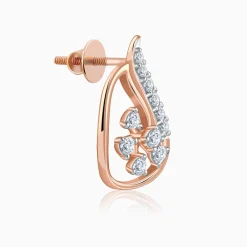Rose Gold Aurelia Blossom Lab Grown Diamond Earrings