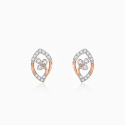 Rose Gold Aurora Gleam Lab Grown Diamond Studs