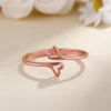 Rose Gold Baby Love Ring