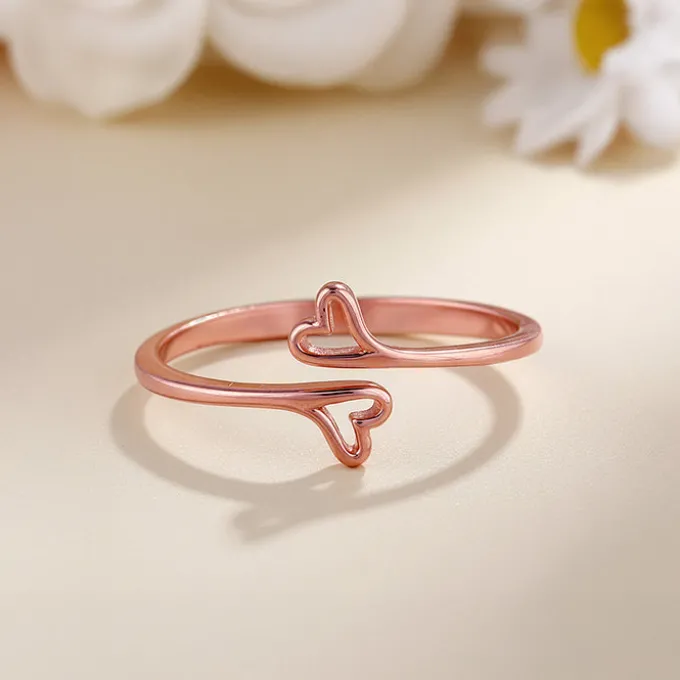 Rose Gold Baby Love Ring