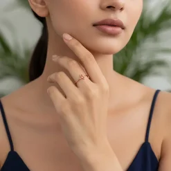 Rose Gold Baby Love Ring