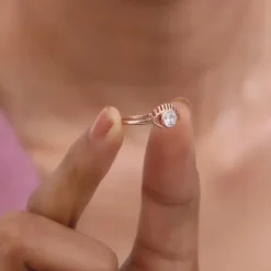 Rose Gold Beauty Blinks Ring
