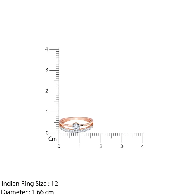 Rose Gold Begin Forever Solitaire Lab Grown Diamond Ring
