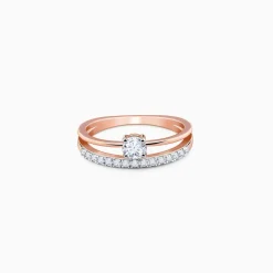 Rose Gold Begin Forever Solitaire Lab Grown Diamond Ring