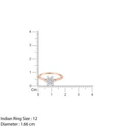 Rose Gold Bloom Lab Grown Diamond Ring