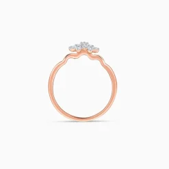 Rose Gold Bloom Lab Grown Diamond Ring