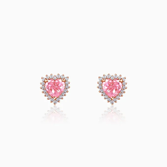 Rose Gold Blush Vows Earrings