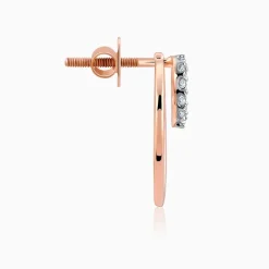 Rose Gold Bold & Bae Convertible Diamond Earrings