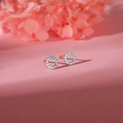 Rose Gold Bold & Bae Convertible Diamond Earrings