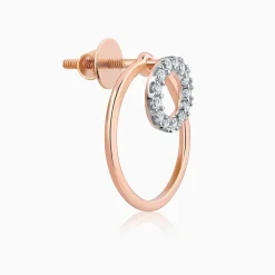 Rose Gold Bold & Bae Convertible Diamond Earrings