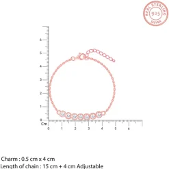 Rose Gold Bubble Bracelet