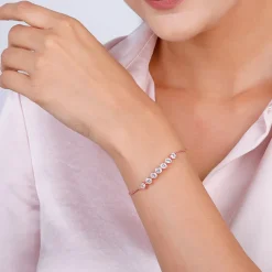Rose Gold Bubble Bracelet