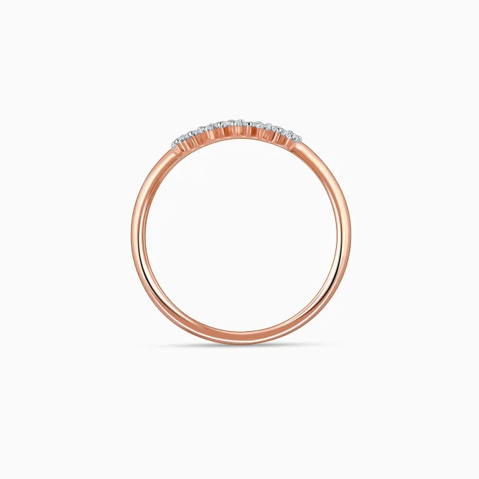 Rose Gold Bunch of Grace Diamond Ring