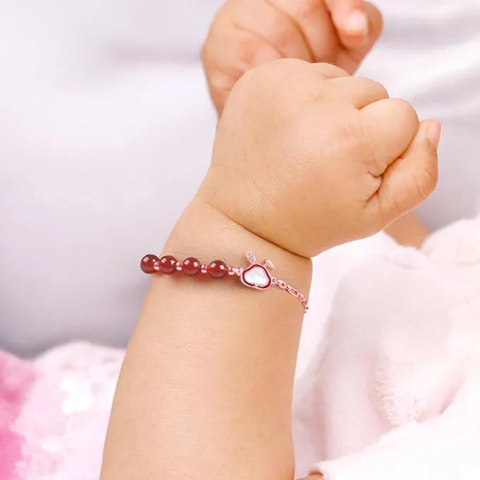 Rose Gold Bunny Kids Bracelet (0 - 2 Years)