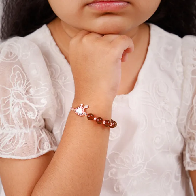 Rose Gold Bunny Kids Bracelet (2 - 8 Years)