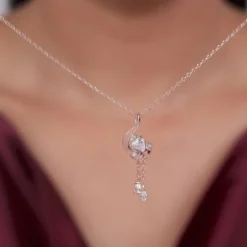 Rose Gold Carry Your Heart Pendant With Link Chain